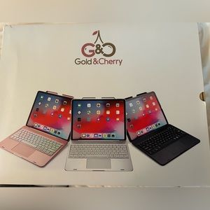 Gold&Cherry Premium Smart Case, IPadPro 12.9’ 2018+ Rose Gold. NEW! Not used.